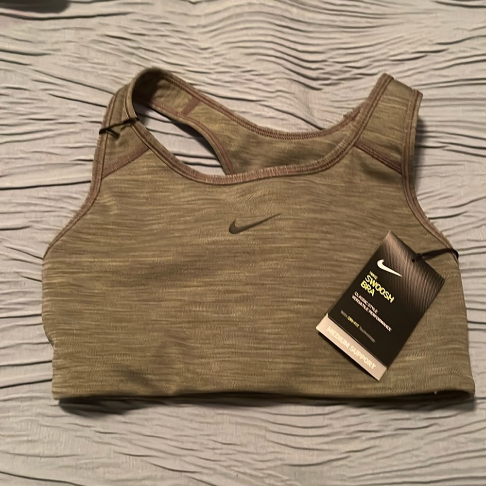 Nike swoosh sports bra